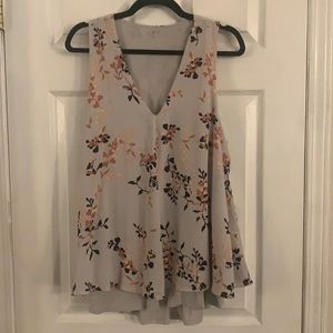 Loft floral tank top